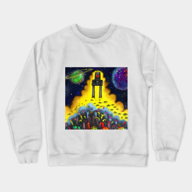 spacecraft Crewneck Sweatshirt by Asirihouse